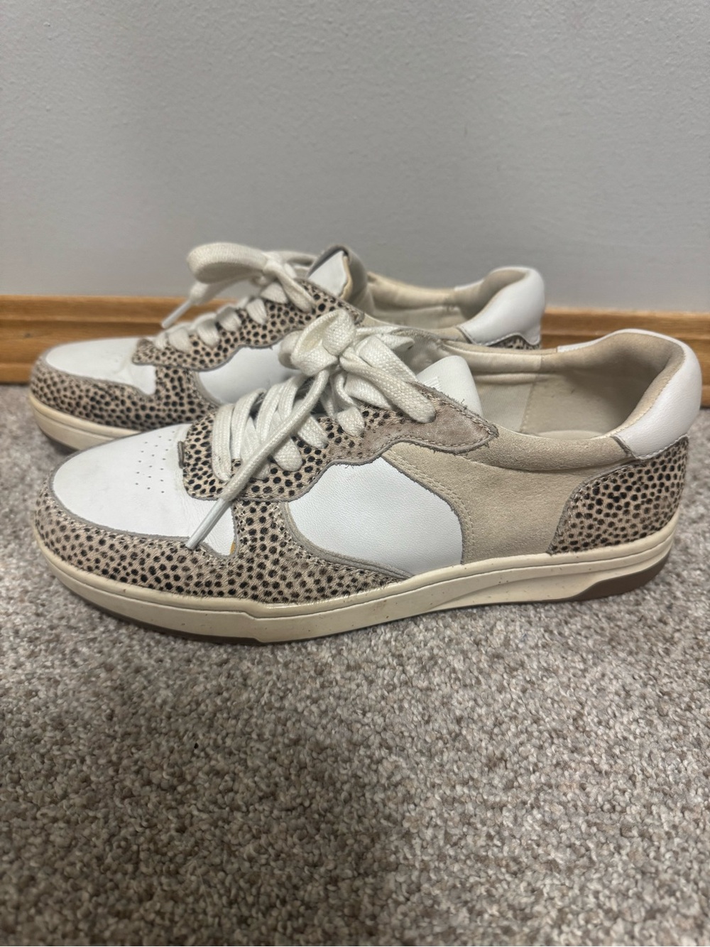 Madewell court sneakers in spotted calf hair - Picture 3 of 10